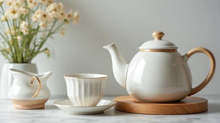 Elevate Your Tea Ritual: Stylish Porcelain Teapots & Sets